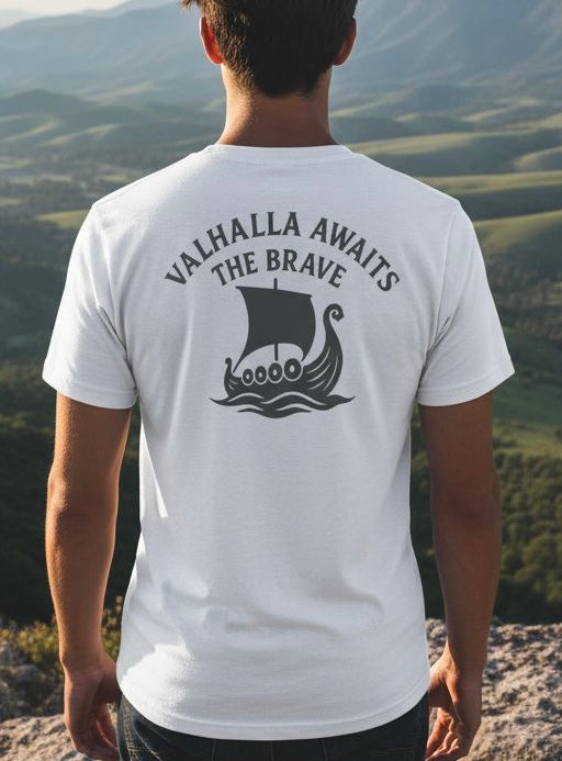 Valhalla Awaits | T-Shirt | Viking Origins Collection