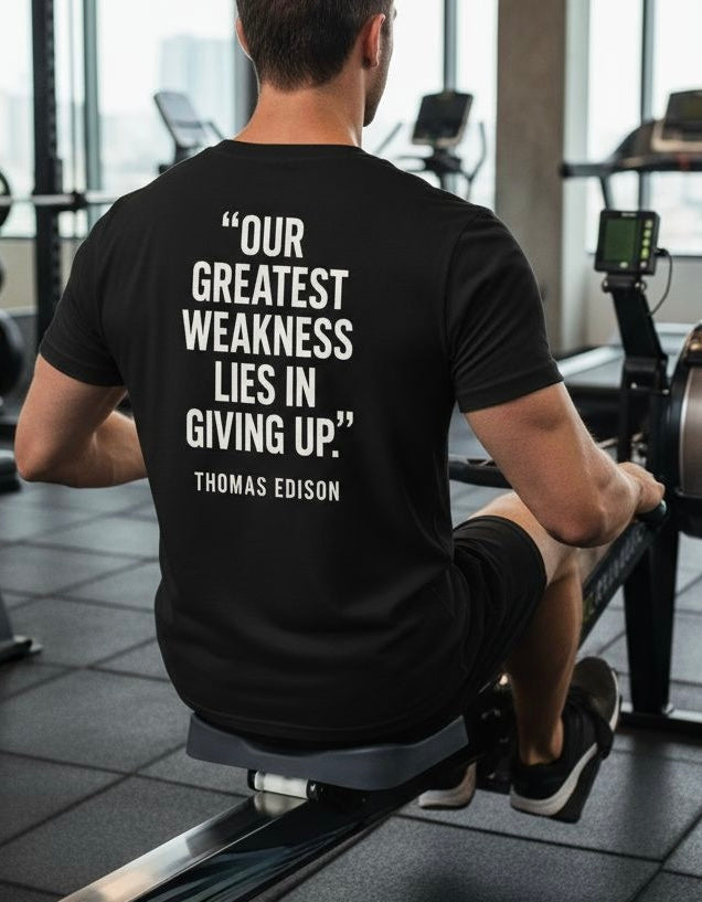 Dont Give up | T-Shirt | Iron Will Collection