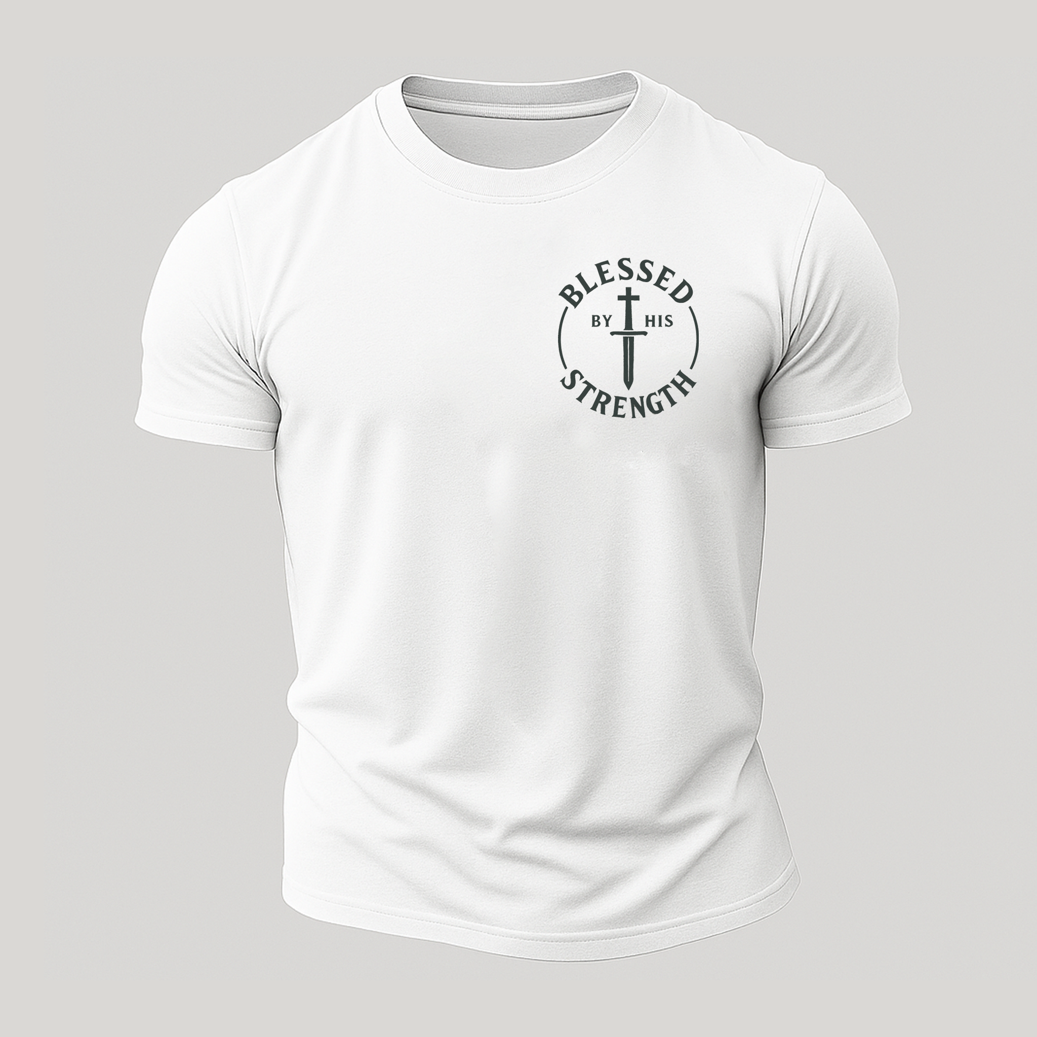 Blessed by his Strength | T-Shirt | Armor of God Collection